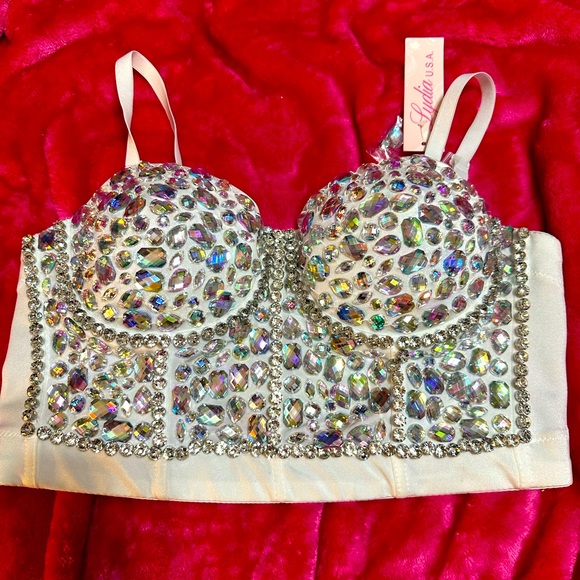 Tops - Jeweled crop